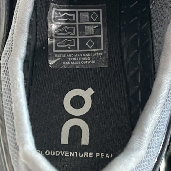 On Cloud Claud-venture Peak Mission grip Performance Shoes Black size 9 black - Picture 11 of 16